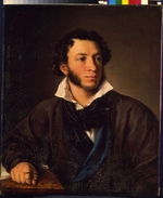 Tropinin, Vasili Andreyevich - Portrait of the poet Alexander Sergeyevich Pushkin (1799-1837)