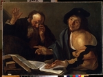 Baburen, Dirck (Theodor), van - Heraclitus and Democritus