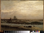 Runge, Julius Friedrich - Ships on the sea