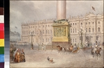 Sadovnikov, Vasily Semyonovich - The Palace Square in Saint Petersburg