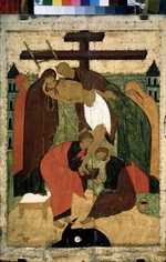 Russian icon - The Descent from the Cross