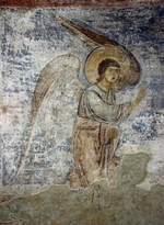 Ancient Russian frescos - The Archangel Gabriel