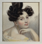 Sokolov, Pyotr Fyodorovich - Portrait of Countess Glafira de Balmen