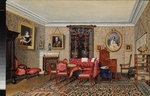 Sollogub, Sophia Michailovna - Interior in the House of the composer Count Michail Vilyegorsky in Pavlin