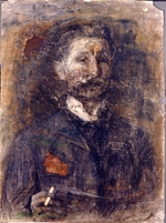 Vrubel, Mikhail Alexandrovich - Self-portrait