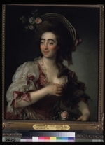 Levitsky, Dmitri Grigorievich - Portrait of the opera singer Anna Davia Bernucci