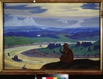 Roerich, Nicholas - Procopius the Blessed Prays for the Unknown Travelers