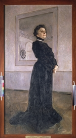 Serov, Valentin Alexandrovich - Portrait of the actress Maria Yermolova (1853-1928)