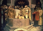 Vasnetsov, Viktor Mikhaylovich - The Baptism of grand prince of Kiev Vladimir the Great in 987