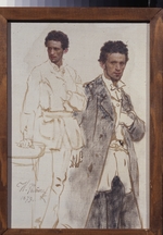 Repin, Ilya Yefimovich - Portrait of Nikolai Ventsel
