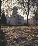 Old Russian Architecture - The Trinity Cathedral with the Tomb of Saint Sergius of Radonezh