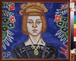 Rozanova, Olga Vladimirovna - Self-portrait