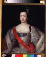 Caravaque, Louis - Portrait of Princess Anna Leopoldovna (1718-1746), tsar's Ivan VI mother