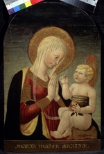 Neri di Bicci - The Virgin and Child with Pomergranateapple