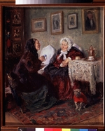 Makovsky, Vladimir Yegorovich - Tête-á-tête