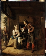 Hooch, Pieter, de - Warrior and Servant