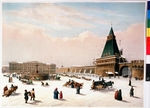 Bichebois, Louis-Pierre-Alphonse - The Lubyanka Square in Moscow