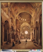 Chernetsov, Grigori Grigorievich - Interior of the San Marco Cathedral in Venice