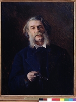 Kramskoi, Ivan Nikolayevich - Portrait of the author Dmitri Grigorovitch (1822-1899)