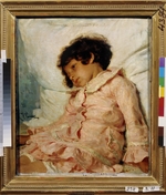 Repin, Ilya Yefimovich - Portrait of Nadya Repina, artist's daughter