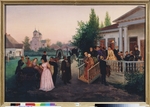 Trutovsky, Konstantin Alexandrovich - Visitors Departure
