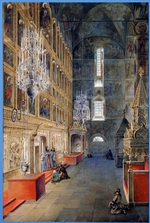Alexeyev, Fyodor Yakovlevich - Interior in the Assumption Cathedral in the Moscow Kremlin
