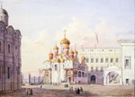 Korneyev, A.G. - The Cathedral Square at the Moscow Kremlin