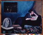 Istomin, Konstantin Nikolayevich - A woman reading