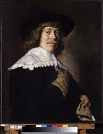 Hals, Frans I - Portrait of a Young Man Holding a Glove