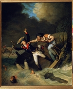 Wille, Pierre Alexandre - The Death of Duke Leopold of Brunswick during a flood in Brunswick in 1785