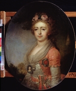 Borovikovsky, Vladimir Lukich - Portrait of Grand Duchess Alexandra Pavlovna (1783-1801), Daughter of Emperor Paul I