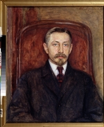 Bukovetsky, Evgeni Iosifovich - Portrait of the author Ivan Alekseyevich Bunin (1870-1953)