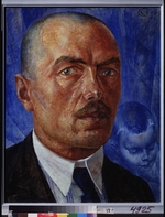 Petrov-Vodkin, Kuzma Sergeyevich - Self-portrait