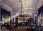 Hau, Eduard - The blue Study room of Emperor Alexander II in the Farm Palace in Peterhof