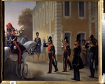 Jebens, Adolf - Parading of the Standard of the Great Palace Peterhof Guards
