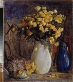 Petrovichev, Pyotr Ivanovich - Water lilies in a white jug