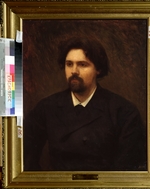 Kramskoi, Ivan Nikolayevich - Portrait of the artist Vasily Surikov (1848-1916)