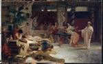 Siemiradzki, Henryk - Socrates seeking Alcibiades in the house of a Hetaera