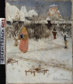 Ryabushkin, Andrei Petrovich - A boyar daughter walk