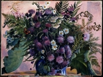 Kustodiev, Boris Michaylovich - Finnish bunch of flowers