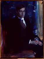 Murashko, Alexander Alexandrovich - Portrait of the poet Boris Pasternak (1890-1960)