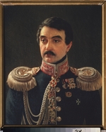Tyranov, Alexei Vasilyevich - Portrait of the composer Alexei Fyodorovich Lvov (1798-1870)