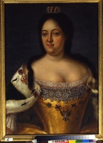 Wedekind, Johann-Heinrich - Portrait of Empress Anna Ioannovna (1693-1740)