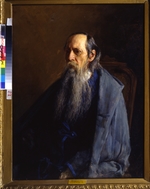 Yaroshenko, Nikolai Alexandrovich - Portrait of the author Mikhail Saltykov-Shchedrin (1826-1889)