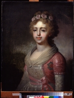 Borovikovsky, Vladimir Lukich - Portrait of Grand Duchess Alexandra Pavlovna (1783-1801), Daughter of Emperor Paul I