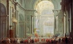 Pannini (Panini), Giovanni Paolo - Interior of the Basilica of Saint Peter in Rome