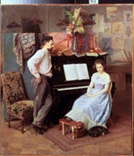 Ignatiev, Mikhail Ivanovich - Artist and His Bride