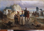 Willewalde, Gottfried (Bogdan Pavlovich) - The captive French men in 1814