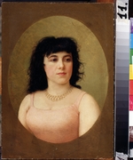 Bronnikov, Feodor Andreyevich - Portrait of the Italian ballet dancer Virginia Zucchi (1849-1930)