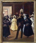 Ladurner, Adolphe - Emperor Alexander I. at the Masquerade Ball